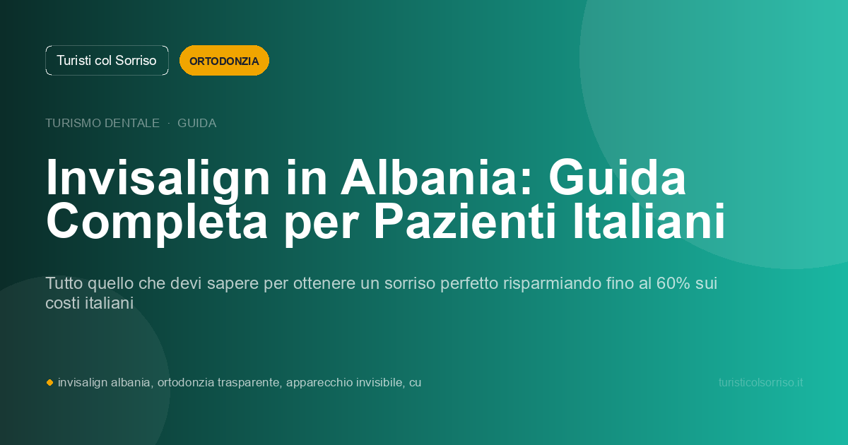 Invisalign in Albania: Guida Completa per Pazienti Italiani